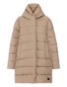 Nella Wns Parka Fôret Kåpe Beige Didriksons