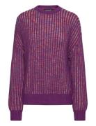 Whitehorse Tops Knitwear Jumpers Purple Desigual