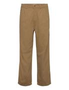 Wide Worker Trousers Bottoms Trousers Casual Brown Revolution