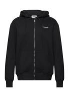 Essentiel Bit Ls Zip Up Hoo Tops Sweat-shirts & Hoodies Hoodies Black ...