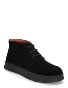 L43 990 Semskede Boots Snøresko Black TGA By Ahler