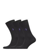 Trouser Sock 3-Pack Underwear Socks Regular Socks Black Polo Ralph Lau...