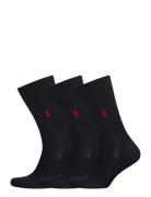 Trouser Sock 3-Pack Underwear Socks Regular Socks Black Polo Ralph Lau...