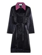 Peggy Jacket Trench Coat Kåpe Black Hosbjerg