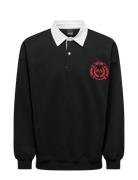 Onsdavid Rlx Rugby Polo 3105 Swt Tops Polos Long-sleeved Black ONLY & ...