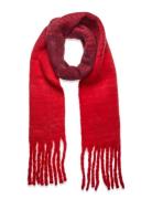 Scarf Basic Accessories Scarves Winter Scarves Red Desigual