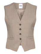 Dacy - Classic Wool Blend Vest Beige Day Birger Et Mikkelsen