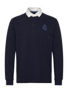 Heritage Rugby Tops Polos Long-sleeved Navy Hackett London