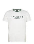 Heritage Classic Tee Tops T-shirts Short-sleeved White Hackett London