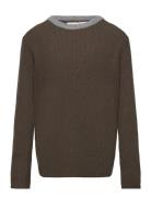 Tano Tops Knitwear Pullovers Brown MarMar Copenhagen