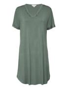 Bamboo Short Sleeve Nightdress With Nattkjole Green Lady Avenue