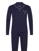 Cotton-Sle-Set Pyjamas Navy Polo Ralph Lauren Underwear