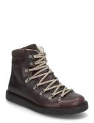 Boots - Flat - With Laces Shoes Boots Ankle Boots Laced Boots Brown AN...