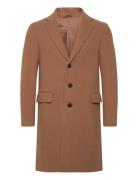 Coat Ullfrakk Frakk Brown United Colors Of Benetton