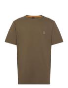 Tales Tops T-shirts Short-sleeved Brown BOSS