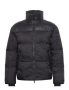 Contrast Quality Padded Jacket Fôret Jakke Black Lindbergh