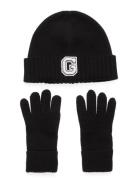 G Beanie & Gloves Gift Set Accessories Headwear Hats Beanie Black GANT