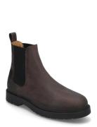 Slhtim Leather Chelsea Boot Støvletter Chelsea Boot Brown Selected Hom...