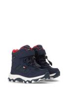 Tommy Hilfiger Warm Winter Boots Vinterstøvletter Med Snøring Navy Tom...