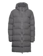 Alta Longer Puffer Jacket W3T4 Fôret Kåpe Grey Rains