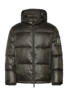 Down Jacket Ullfrakk Frakk Green Armani Exchange