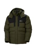 Explorer Puffy Jacket Fôret Jakke Khaki Green Helly Hansen