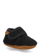 Baby Wool Slippers Tøfler Innesko Black En Fant