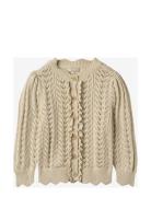 Nova Cardigan Tops Knitwear Cardigans Cream Fliink