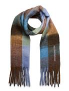 Super Soft Check Scarf Accessories Scarves Winter Scarves Blue French ...