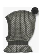 Knitted Balaclava Steffan Accessories Headwear Balaclava Green Wheat