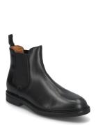 Calf Leather-Asher Chlsea-Bo-Mcb Støvletter Chelsea Boot Black Polo Ra...