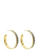 Creole Ear Thin Deia Bw Accessories Jewellery Earrings Hoops Gold Pipo...