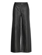 Cmroyal-Pants Bottoms Trousers Leather Leggings-Bukser Black Copenhage...