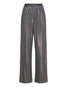 Ayla Sequin Trousers Bottoms Trousers Straight Leg Grey Ahlvar Gallery