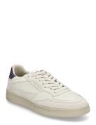 Elan Leather Ecru Jeans Lave Sneakers White Pompeii