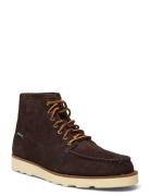 Tala Mid Oiled Suede Semskede Boots Snøresko Brown Sebago