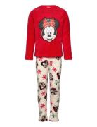 Pyjama Pyjamas Sett Red Minnie Mouse