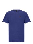 Tr-Es Stretch T Tops T-shirts Short-sleeved Blue Adidas Performance