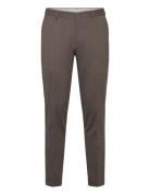 Flannel Pant Bottoms Trousers Casual Brown Michael Kors