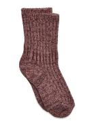 Noa Socks Sokker Strømper Burgundy Mp Denmark