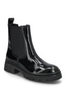 Chelsea Shoes Boots Ankle Boots Ankle Boots Flat Heel Black Gabor