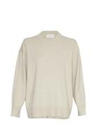 Mschmaura Rachelle Pullover Tops Knitwear Jumpers Cream MSCH Copenhage...