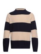 Dc Prep Rugby Cneck Tops Knitwear Round Necks Navy Tommy Hilfiger