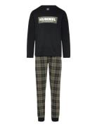 Hmlnolan Night Suit Pyjamas Sett Black Hummel