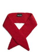 Pcrhiannon Small Knit Scarf Bc Accessories Scarves Winter Scarves Red ...