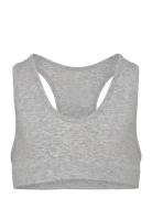 Top Seamless Melange Night & Underwear Underwear Tops Grey Lindex