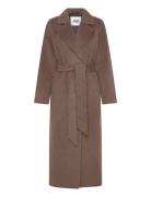 Lorelei Belted Coat Outerwear Coats Winter Coats Brown Twist & Tango