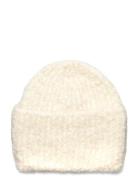 Beanie Rosalie Boucle Accessories Headwear Beanies Cream Lindex