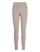 Word Espresso Melange Soft Tights Bottoms Running-training Tights Pink...