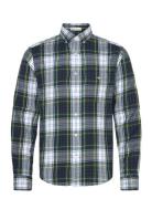 Reg Flannel Check Shirt Tops Shirts Casual Blue GANT